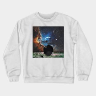 Most Days - Surreal/Collage Art Crewneck Sweatshirt